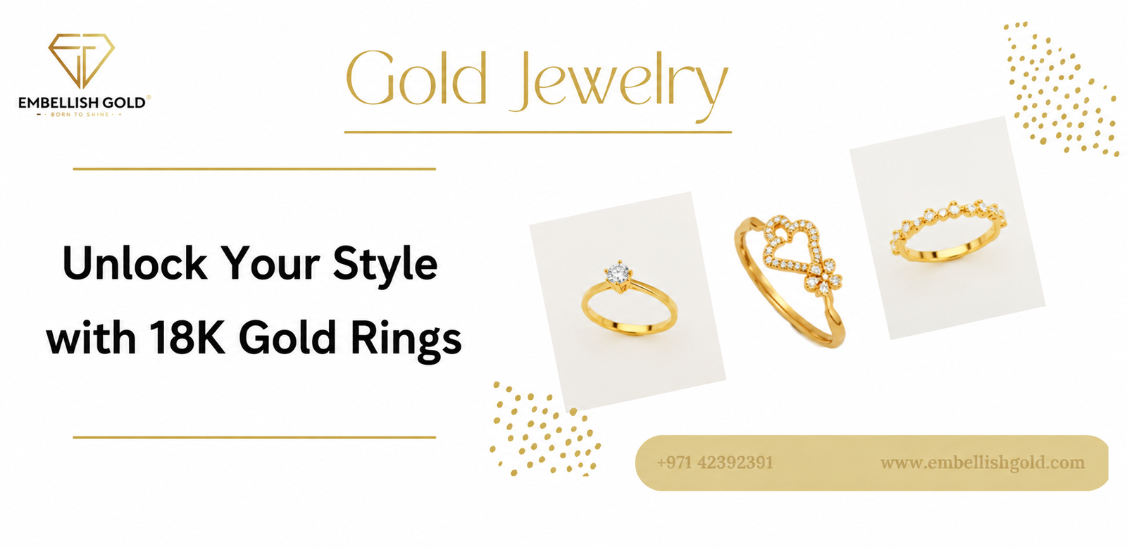 Unlock Your Style with Our 18K Gold Rings for Women