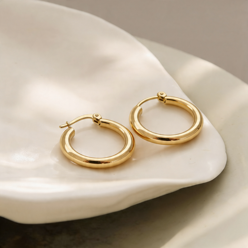 18k Gold Earrings - Embellish Gold Jewelry &amp; Diamond