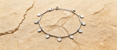 Silver Anklets - Embellish Gold Jewelry &amp; Diamond