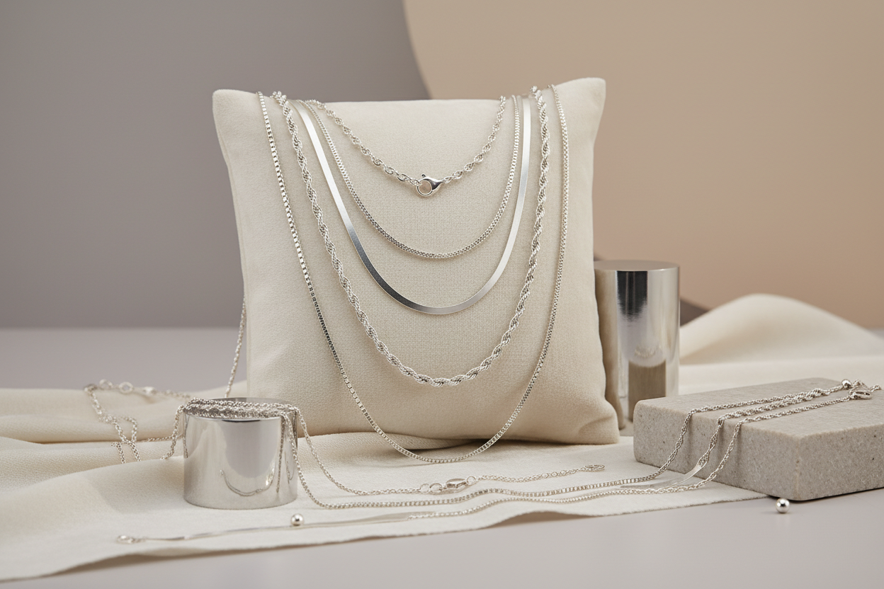 Silver Chains For Women