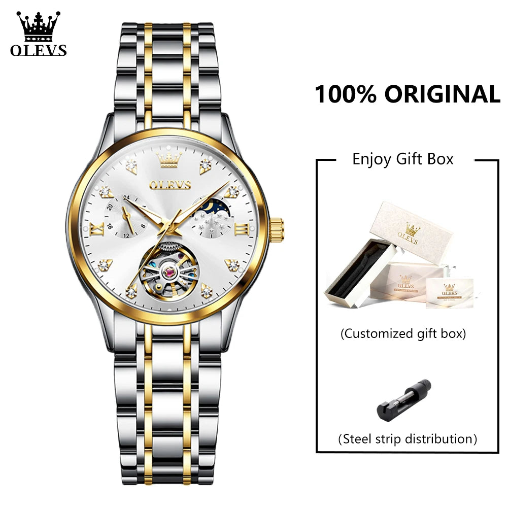 OLEVS 6608 Womens Watch - Olevs - Embellish Gold Jewelry & Diamond