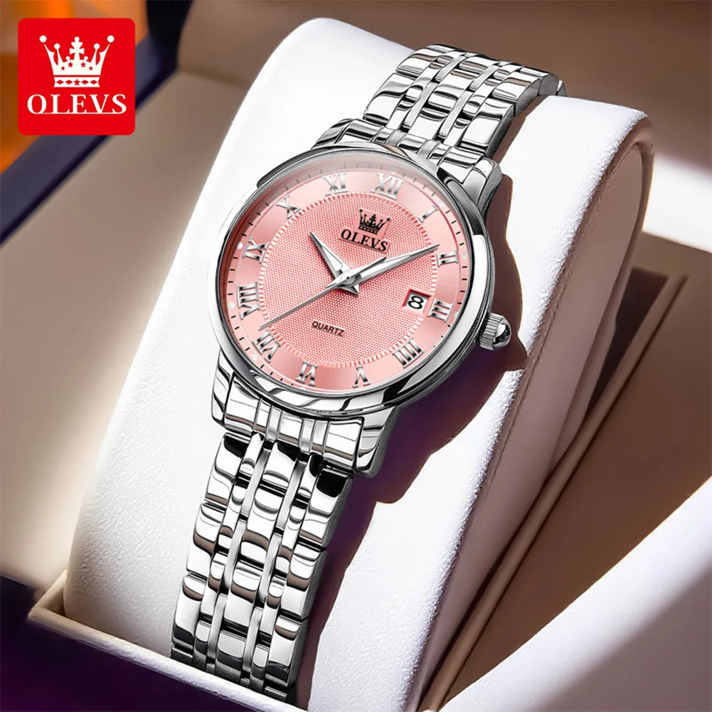 OLEVS 5611 Original Quartz Watch for Ladies - Olevs - Embellish Gold Jewelry & Diamond