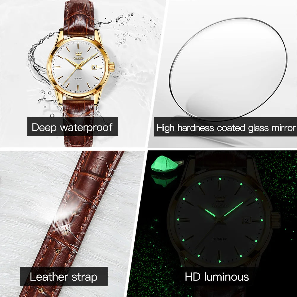 OLEVS Watch 6898 Women Watches - Olevs - Embellish Gold Jewelry & Diamond