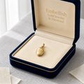 18k Gold Love Locket Pendant