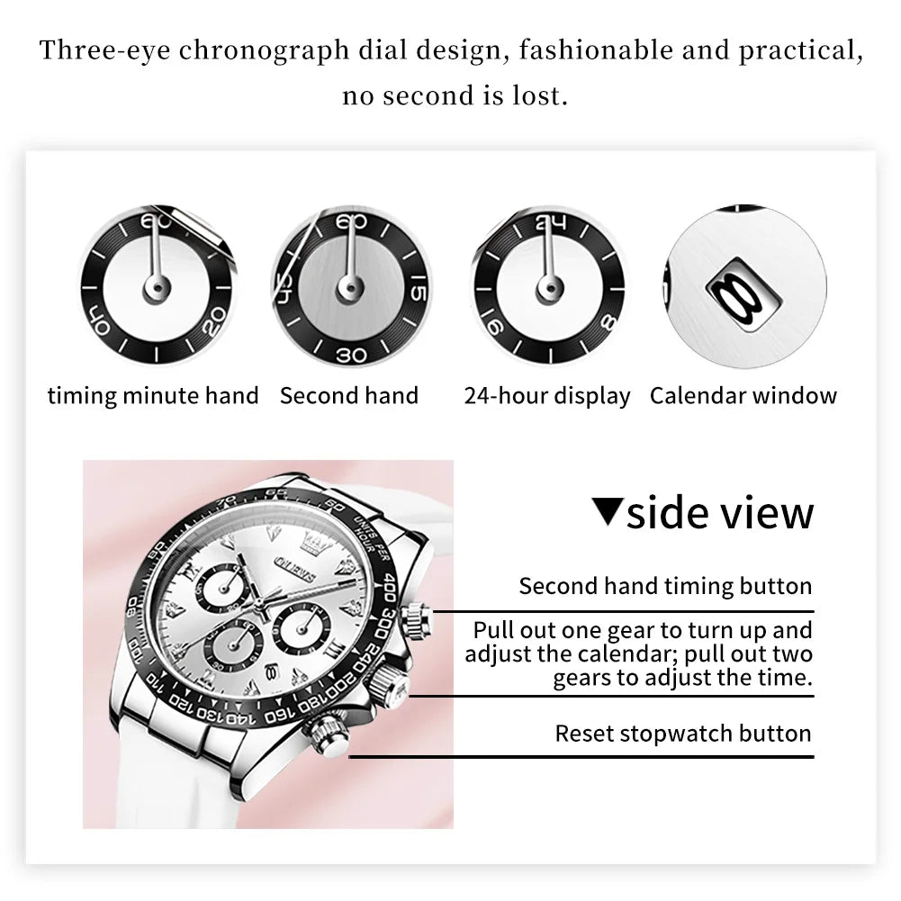 OLEVS Fashion Original Women's Watches - Olevs - Embellish Gold Jewelry & Diamond