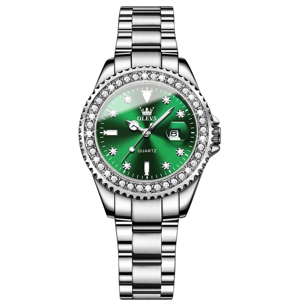 OLEVS 9945 Quartz Fashion Watch - Olevs - Embellish Gold Jewelry & Diamond