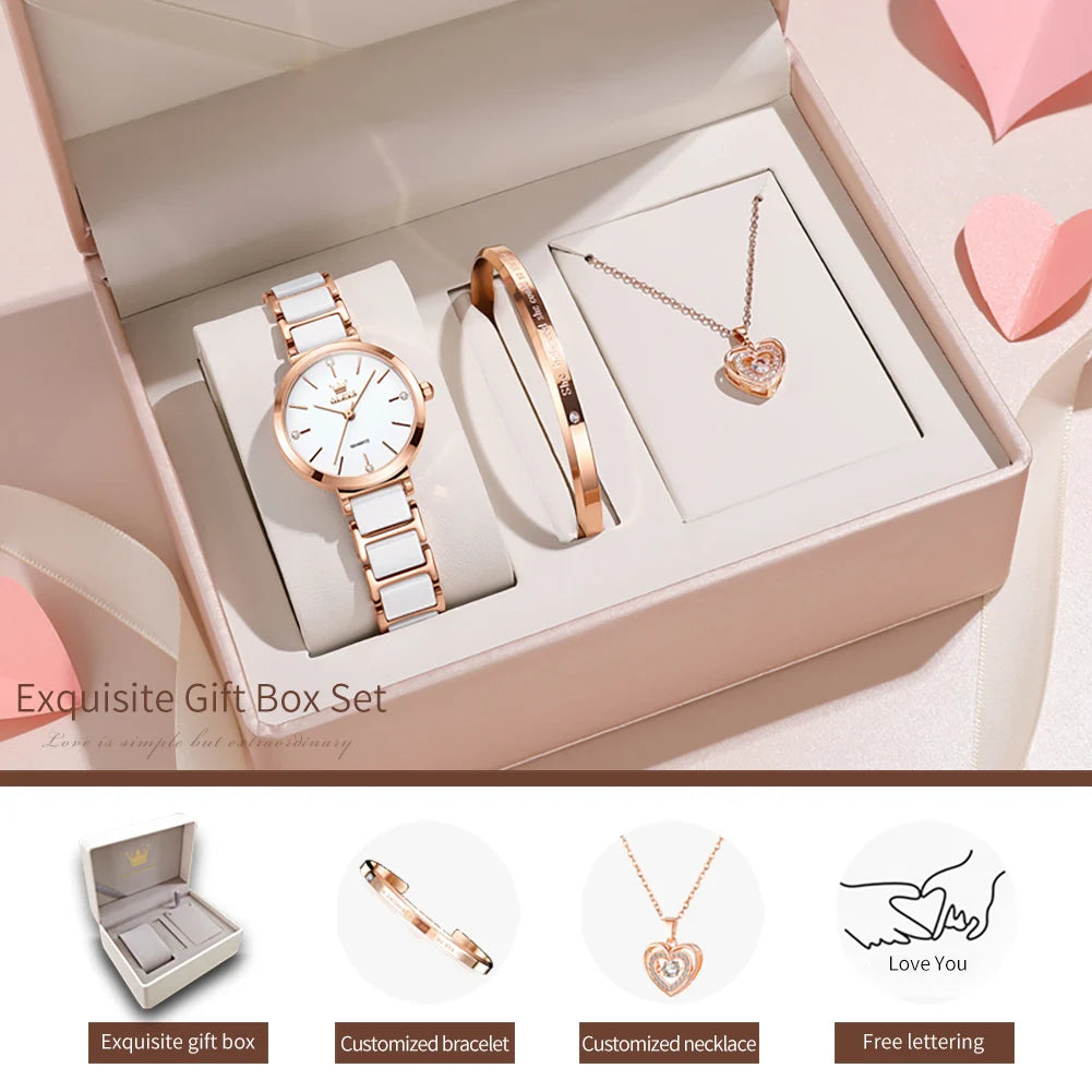 OLEVS Women Watch 5877 - Olevs - Embellish Gold Jewelry & Diamond