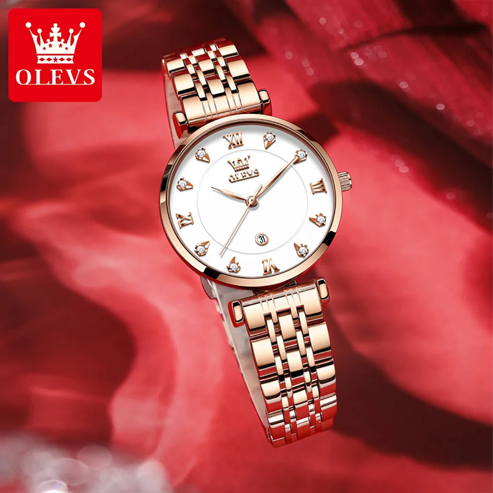 OLEVS Brand Ladies Watch - Olevs - Embellish Gold Jewelry & Diamond