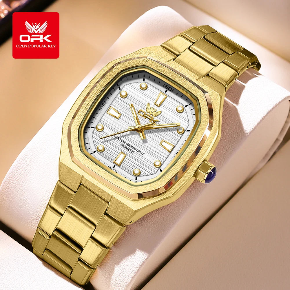 OPK 6044 Original Men Watches - Olevs - Embellish Gold Jewelry & Diamond