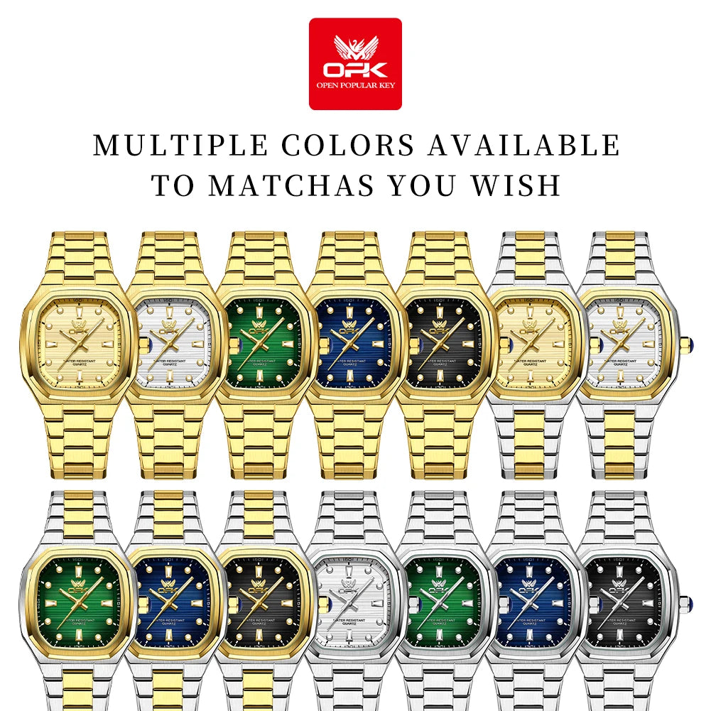 OPK 6044 Original Men Watches - Olevs - Embellish Gold Jewelry & Diamond