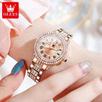 OLEVS 9943 Original Diamond Watch for Women