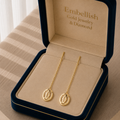 18k Gold Branded Inspired Tictac Earrings