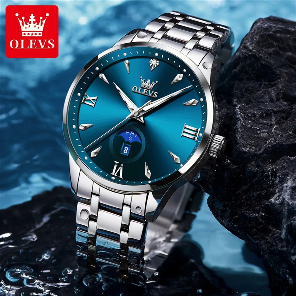 OLEVS Brand Men's Watch - Olevs - Embellish Gold Jewelry & Diamond