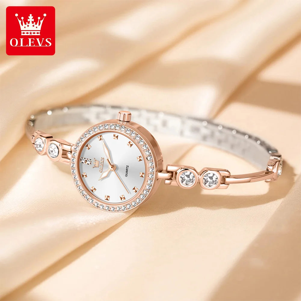 OLEVS Brand fashion luxury women's - Olevs - Embellish Gold Jewelry & Diamond