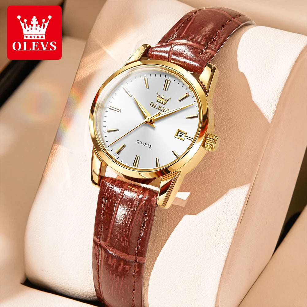OLEVS 6898 Elegant Women's Watch - Olevs - Embellish Gold Jewelry & Diamond
