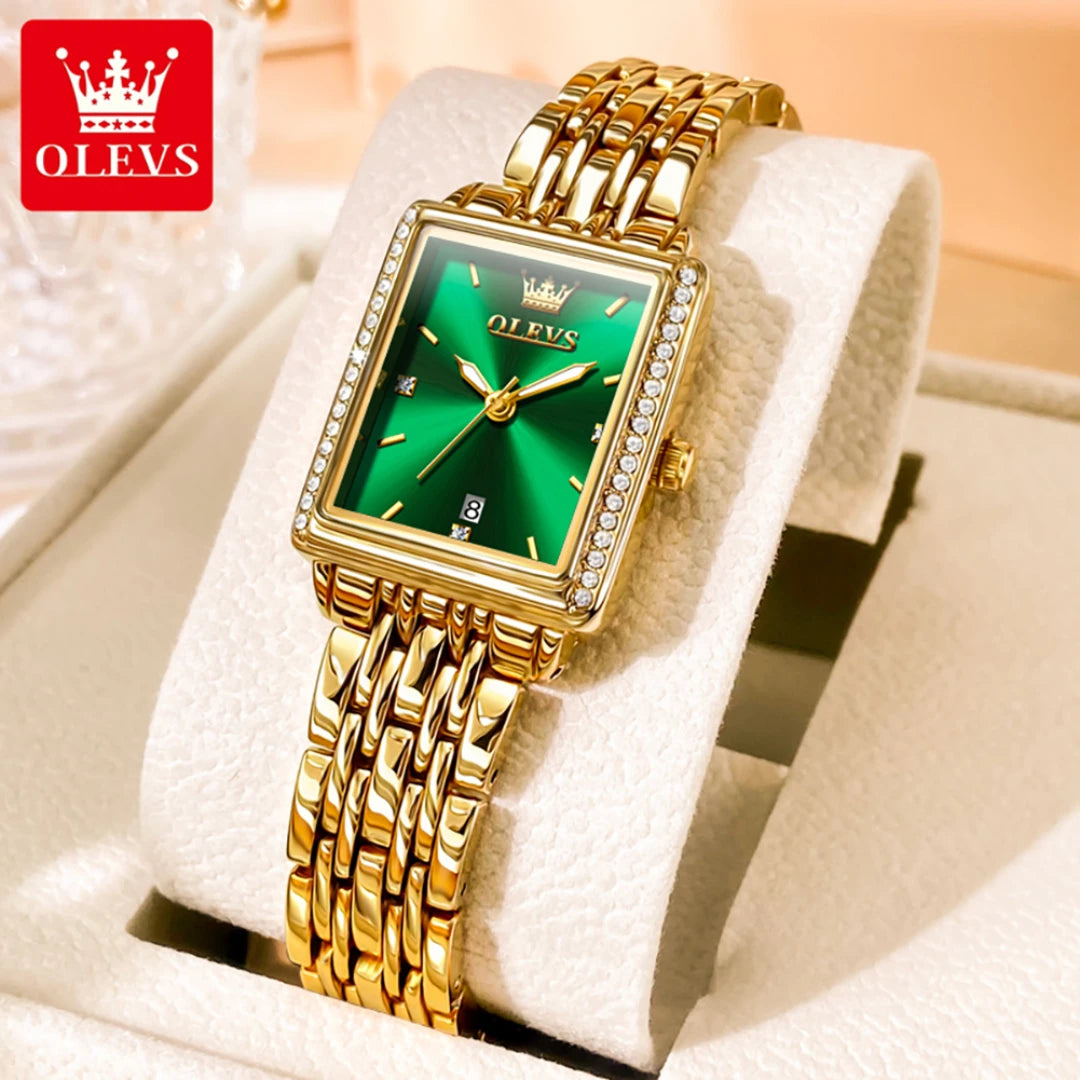 OLEVS 9995 Quartz Fashion Watch - Olevs - Embellish Gold Jewelry & Diamond