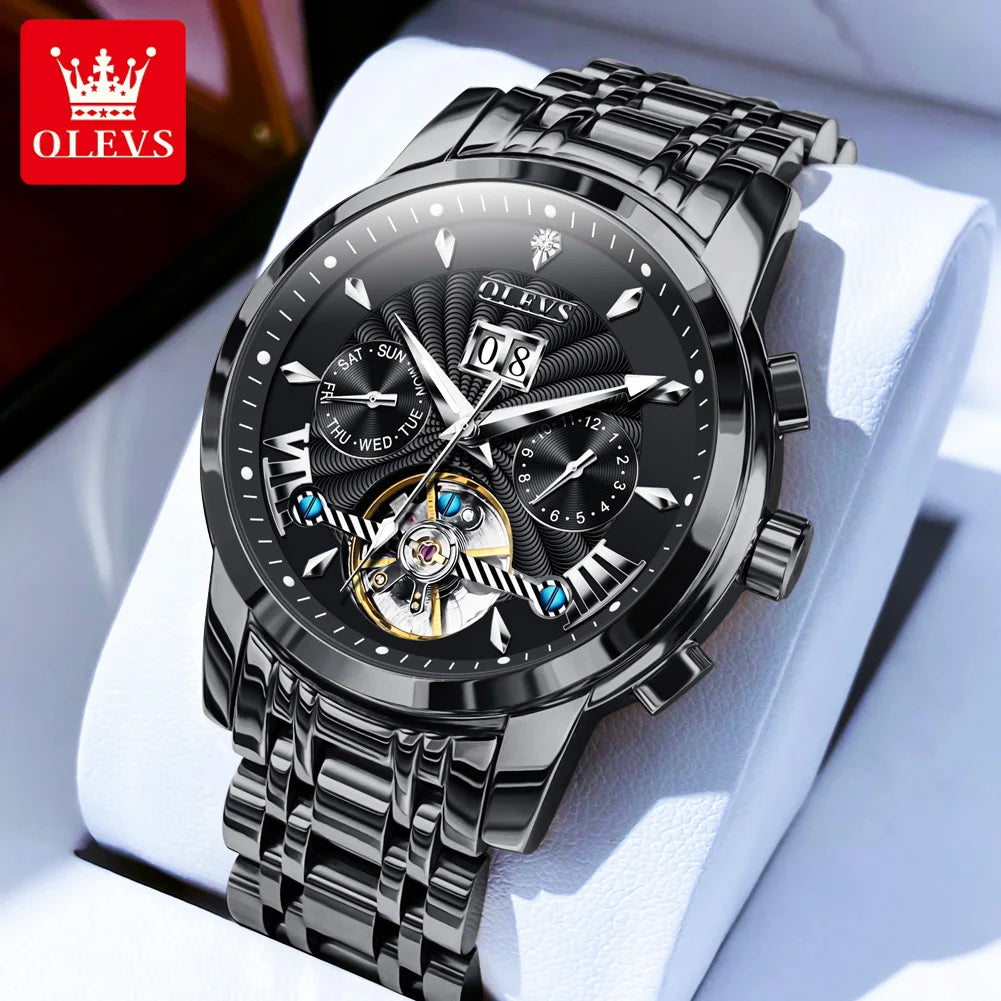 OLEVS Men Watches - Festive Collection - Embellish Gold Jewelry & Diamond
