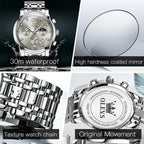 OLEVS 2858 Quartz Watch for Men