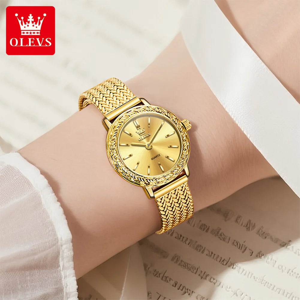OLEVS New Women Bracelet Watch - Olevs - Embellish Gold Jewelry & Diamond