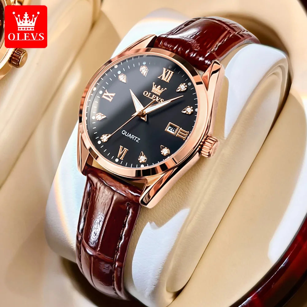 OLEVS Casual Luxury Women's Watches - Olevs - Embellish Gold Jewelry & Diamond