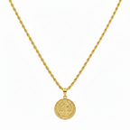 18k Gold Religious Necklace
