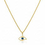 18k Gold Amulet Necklace