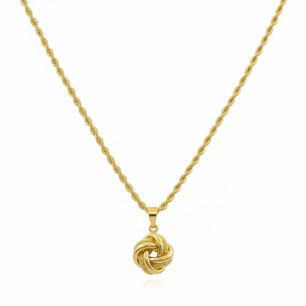 18k Gold Glistening Necklace