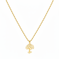 18k Gold Nature Inspired Necklace
