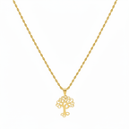 18k Gold Nature Inspired Necklace