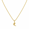 18k Gold Dolphin Necklace