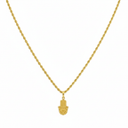 18k Gold Hamsa Necklace