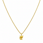 18k Gold Kitty Necklace
