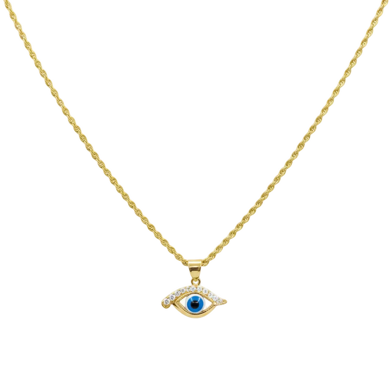18k Gold Amulet Stone Necklace - مجموعة متميزة - Embellish Gold