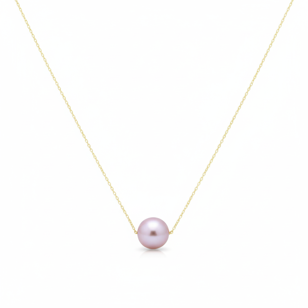 18K Gold Fresh Pearl Necklace