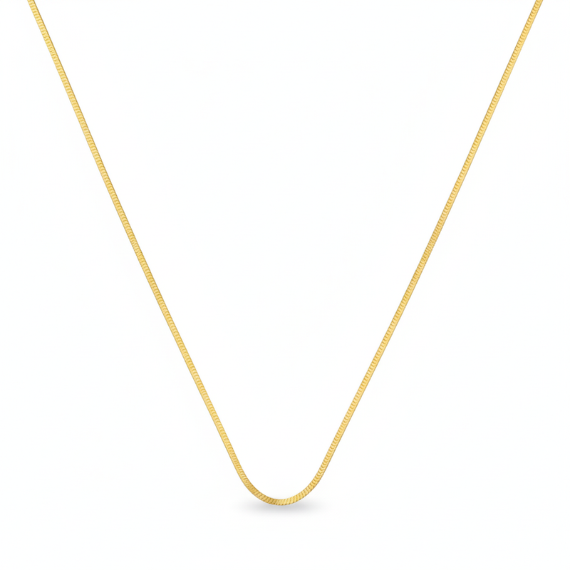18K Real Gold Snake Chain - ad collection - Embellish Gold
