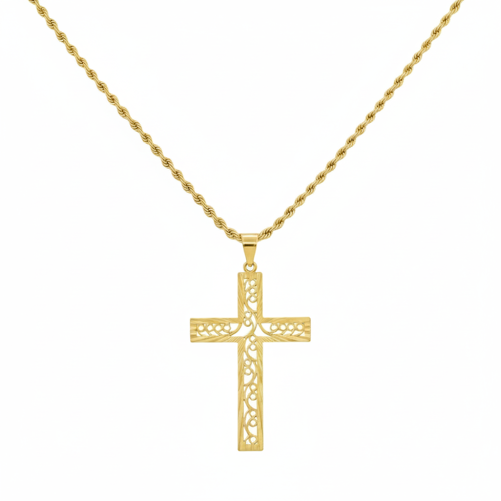 18k Gold Lavaliere Necklace