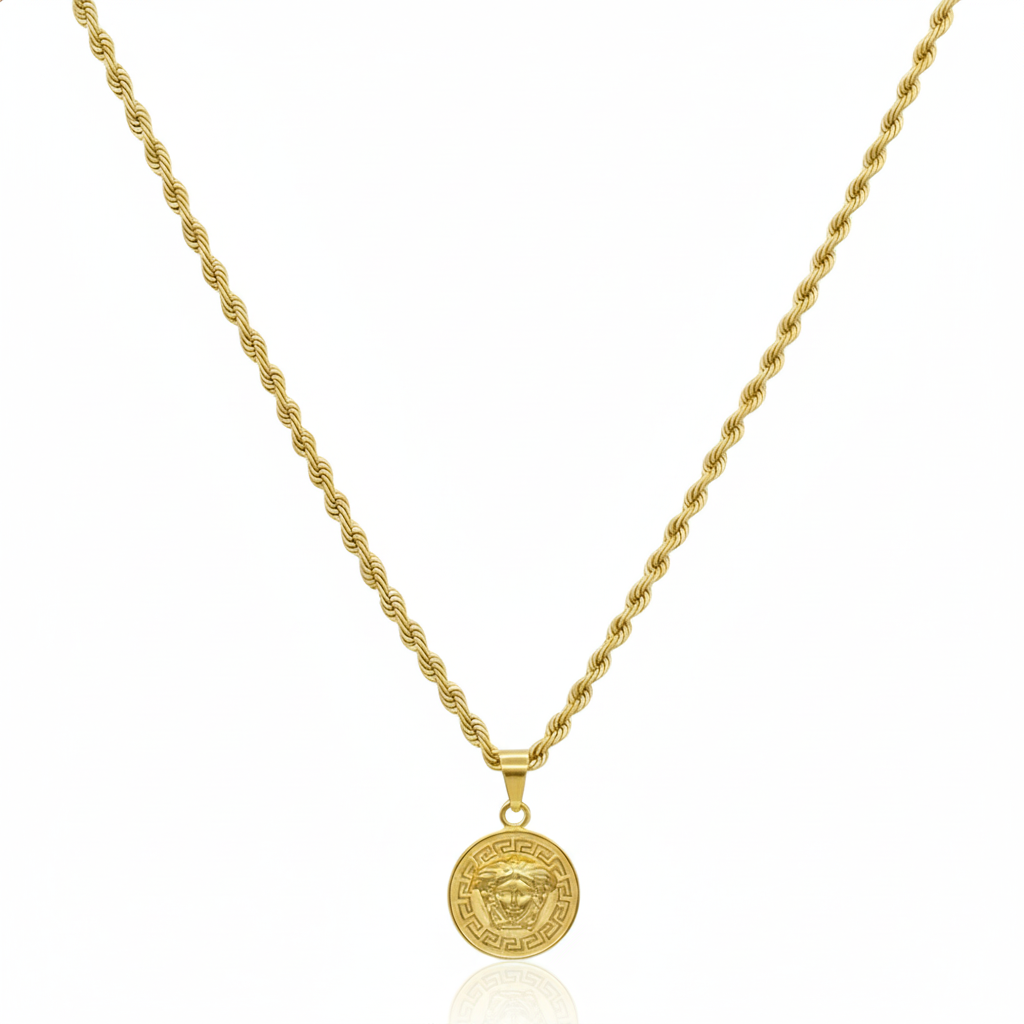 18k Gold Alluring Necklace - 18k Gold Necklace - Embellish Gold