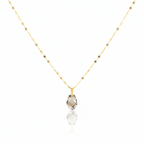 18K Real Gold Acrylic Stone Necklace 2