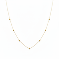 18K Gold Ten Balls Necklace