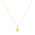 18K Real Gold CoCo Flower Necklace
