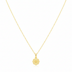 18K Real Gold CoCo Flower Necklace