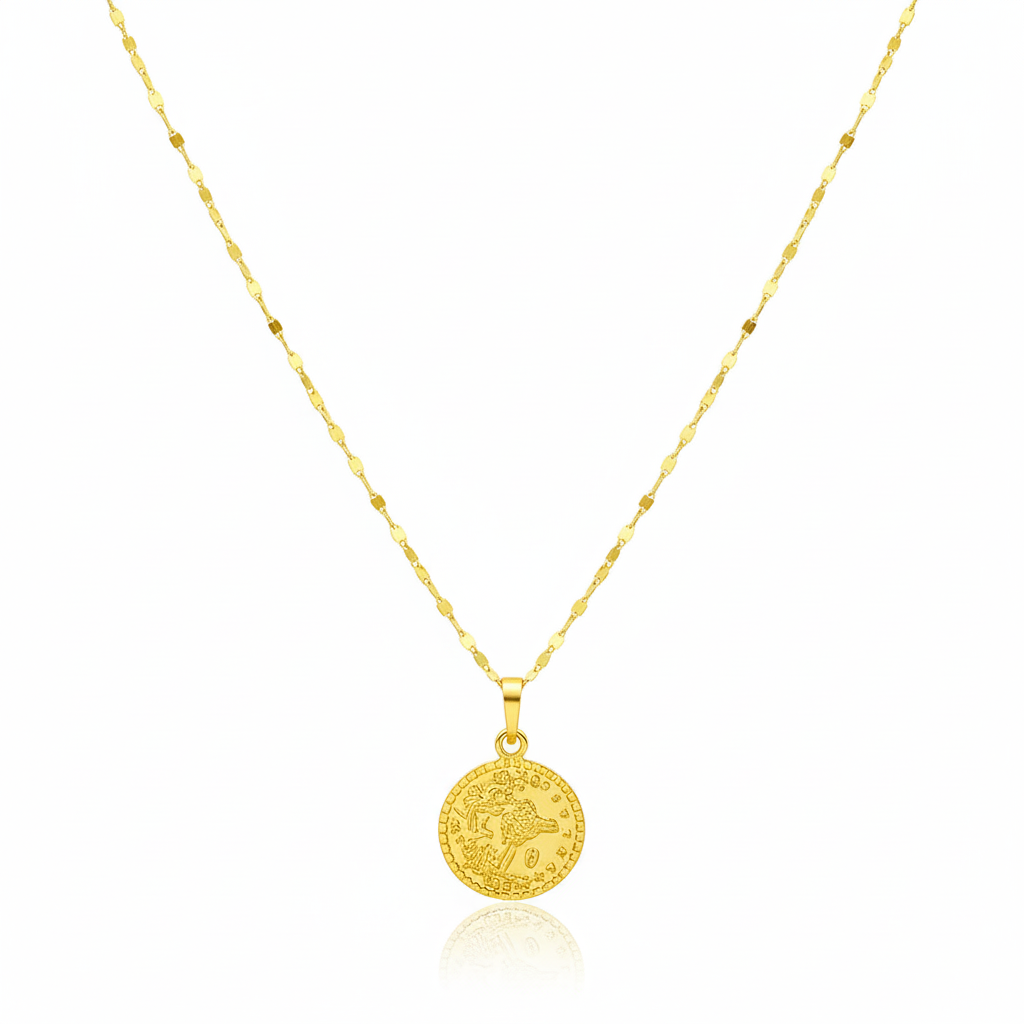 18K Real Gold  Life of Tree Necklace - 18k Gold Necklace - Embellish Gold