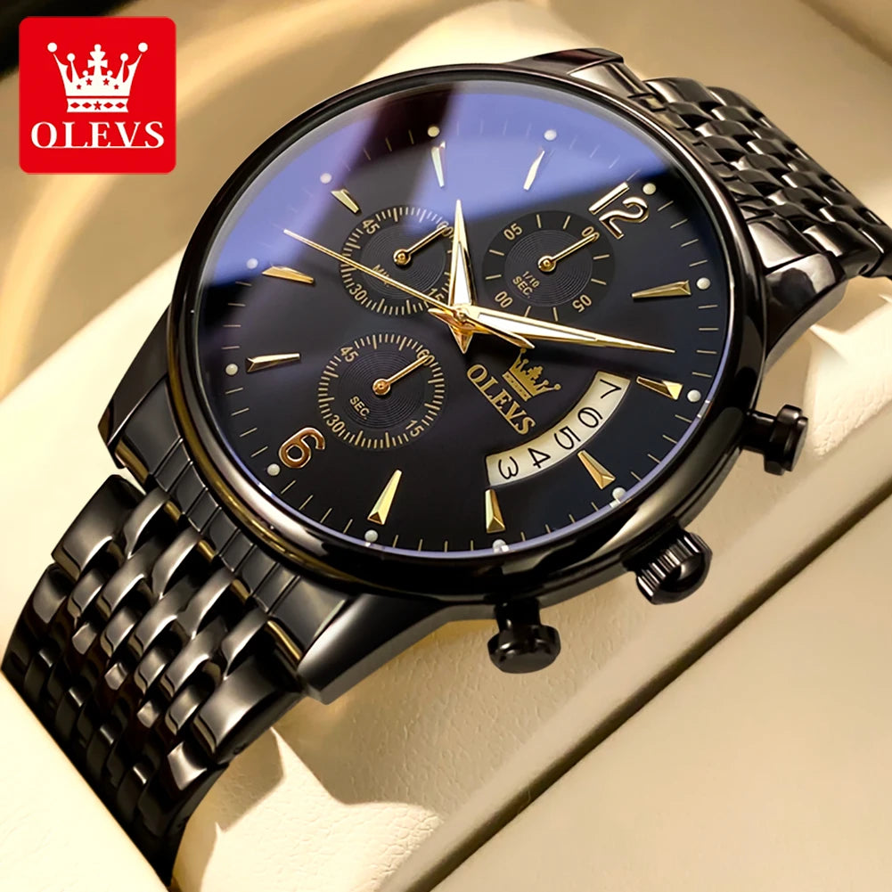 OLEVS luxury brand men's watches - Olevs - Embellish Gold Jewelry & Diamond
