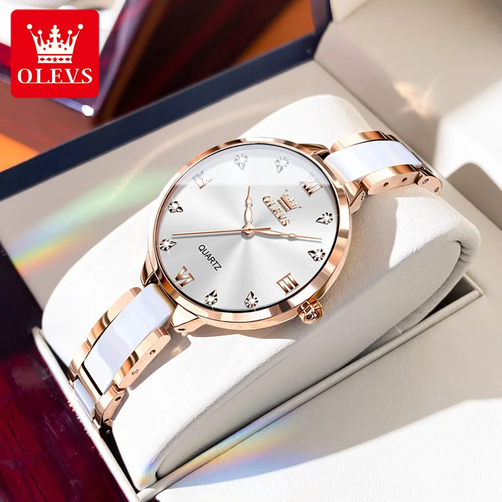 OLEVS 5872 Women Watches - Olevs - Embellish Gold Jewelry & Diamond