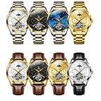 OLEVS 6663 Men Flywheel Fully Automatic Mechanical Watch