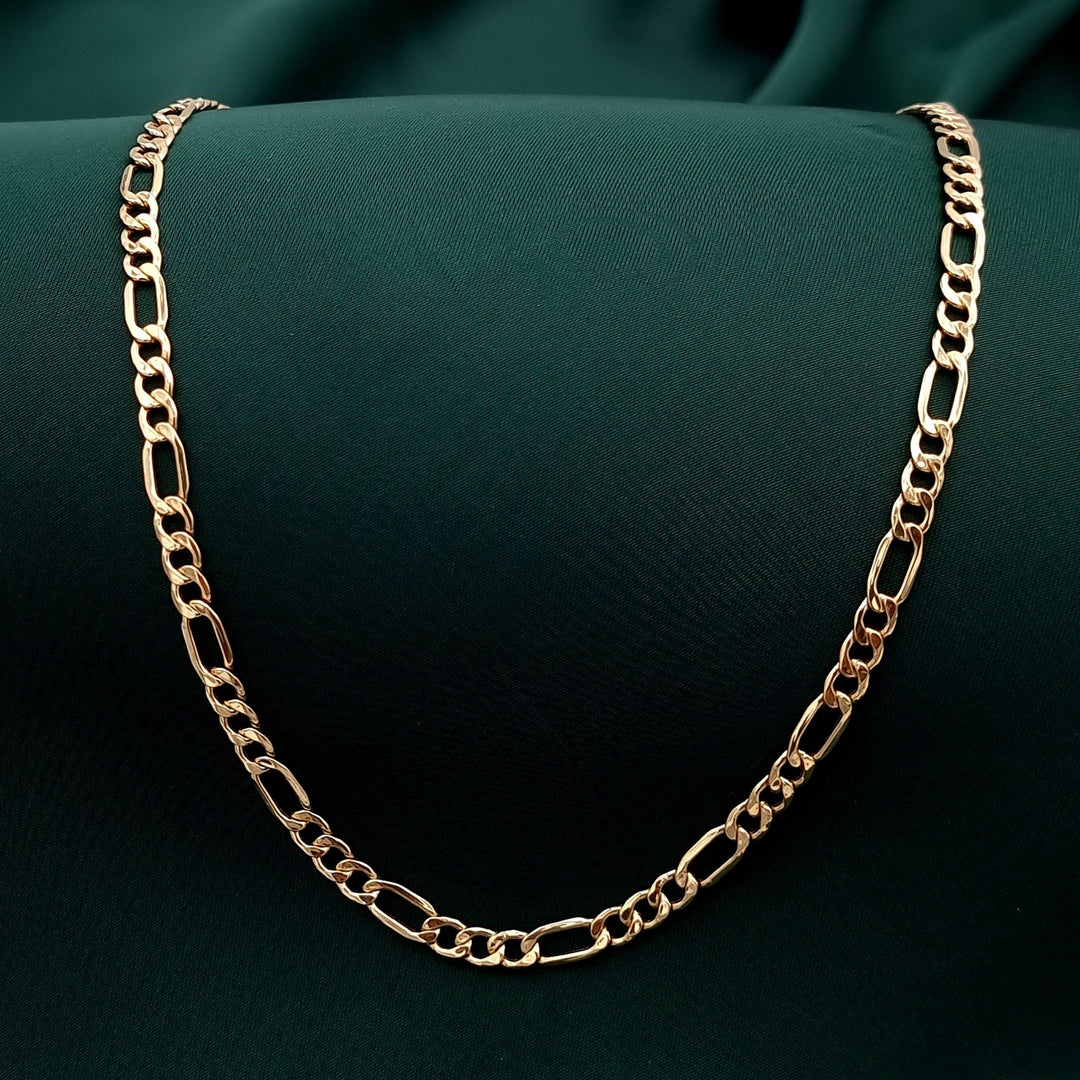 18k Gold Figaro 1 Chain