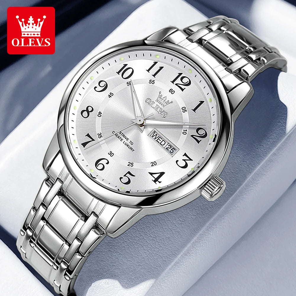 OLEVS Casual fashion men's watches - Olevs - Embellish Gold Jewelry & Diamond