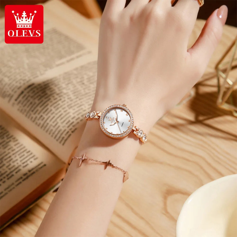 OLEVS Brand fashion luxury women's - Olevs - Embellish Gold Jewelry & Diamond