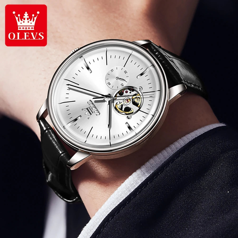 OLEVS Casual Fashion Men's Watches - Festive Collection - Embellish Gold Jewelry & Diamond