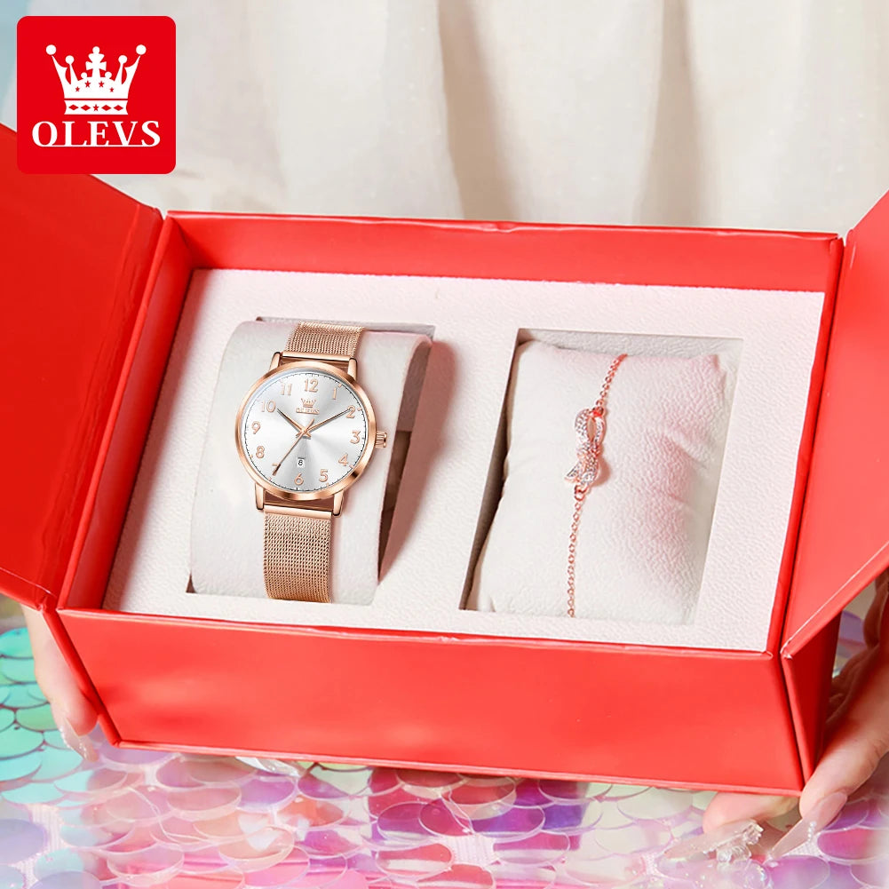 OLEVS 5653 Woman Watches - Olevs - Embellish Gold Jewelry & Diamond
